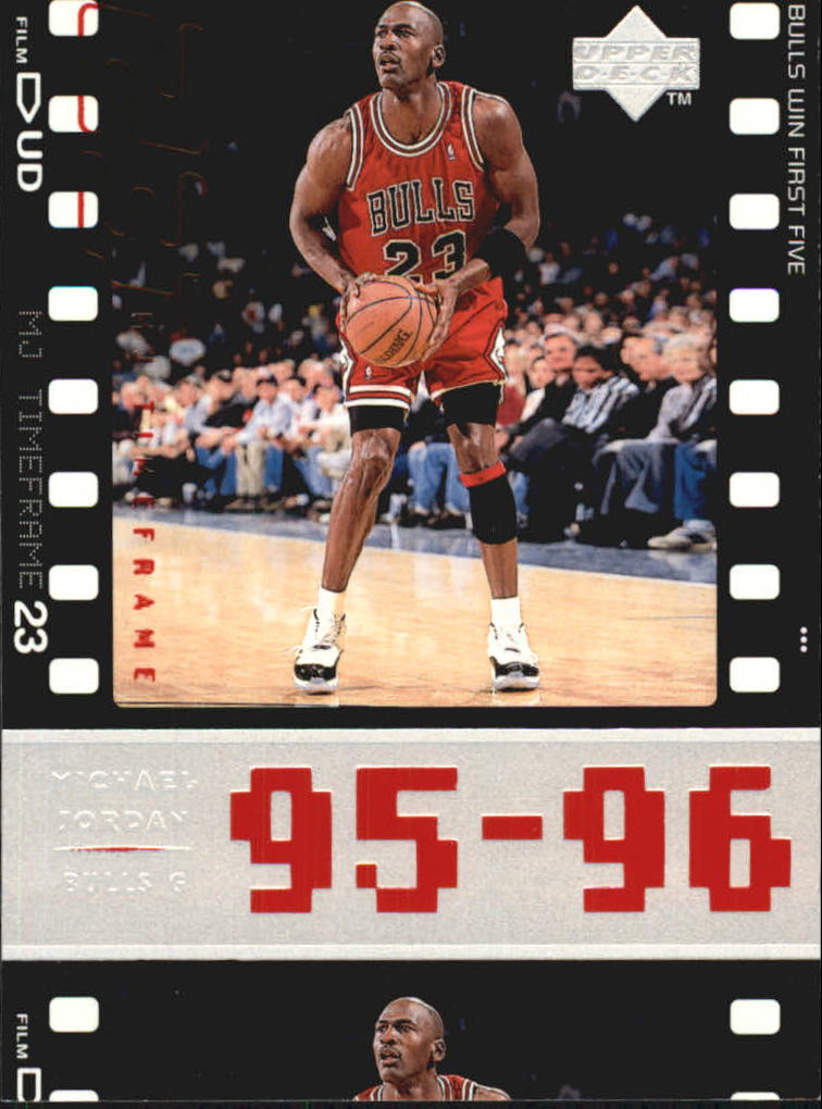 98 Upper Deck Michael Jordan Timeframe number 12 jersey card
