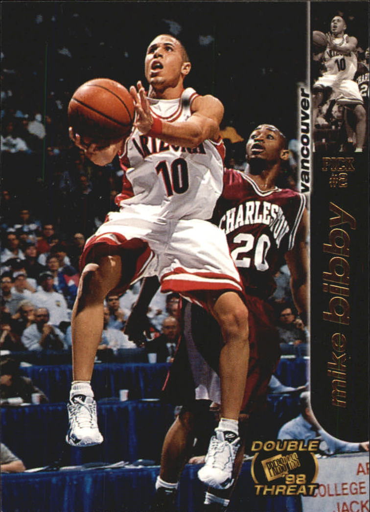 1998 Press Pass Double Threat #2 Mike Bibby