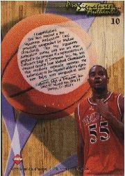 1998 Collector's Edge Impulse Pro Signatures #10 Michael Olowokandi back image