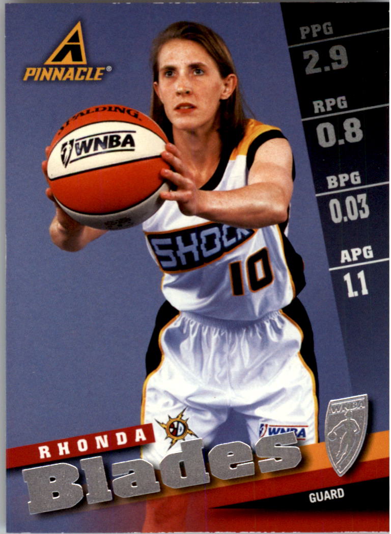 1998 Pinnacle WNBA #1 Rhonda Blades RC