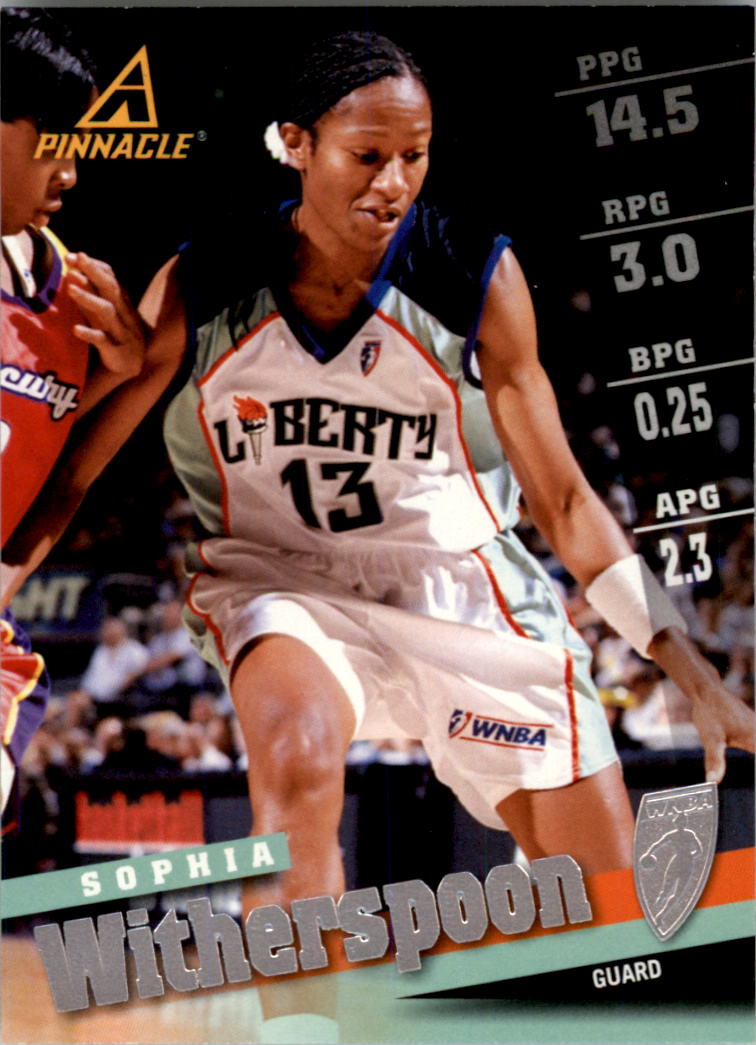 1998 Pinnacle WNBA #6 Sophia Witherspoon