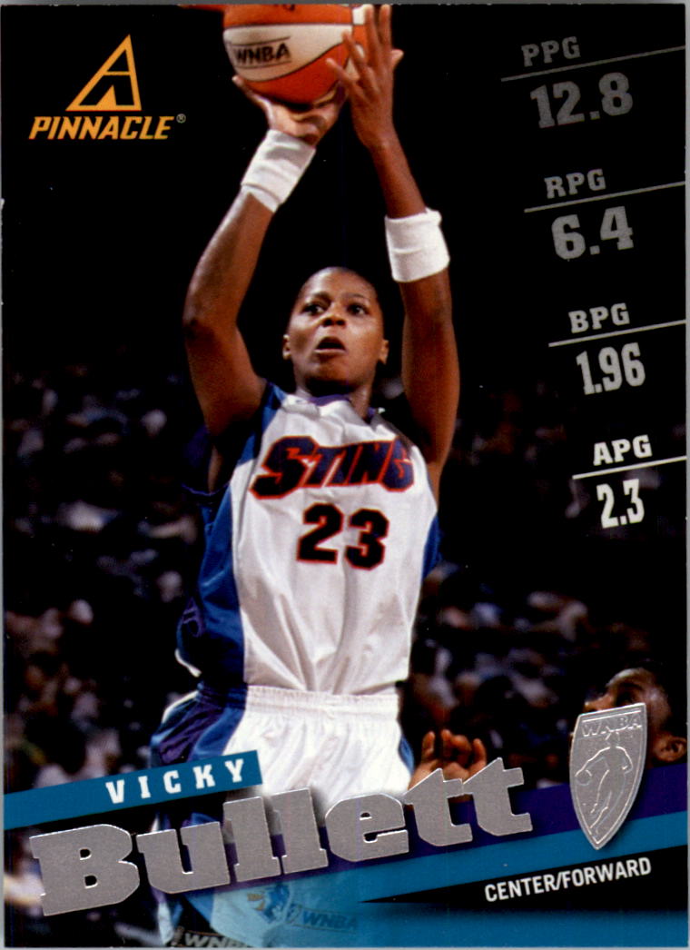 1998 Pinnacle WNBA #19 Vicky Bullett