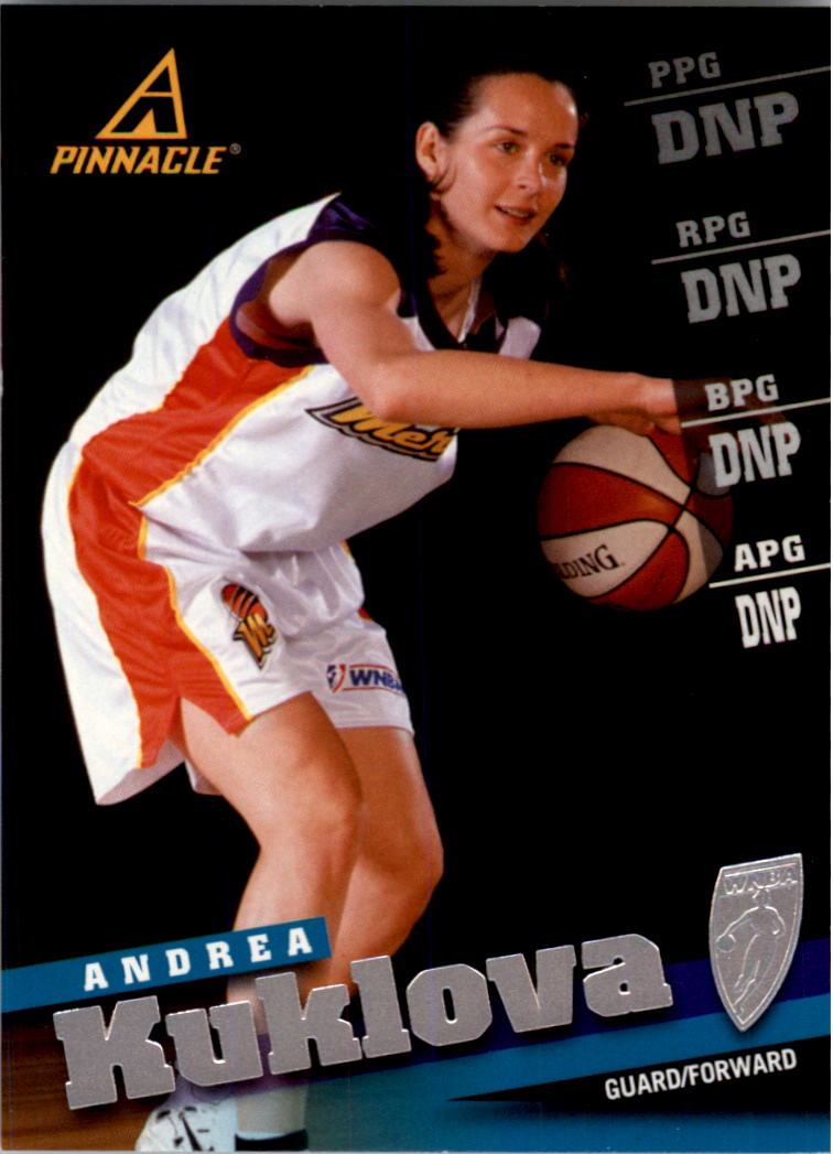 1998 Pinnacle WNBA #21 Andrea Kuklova RC
