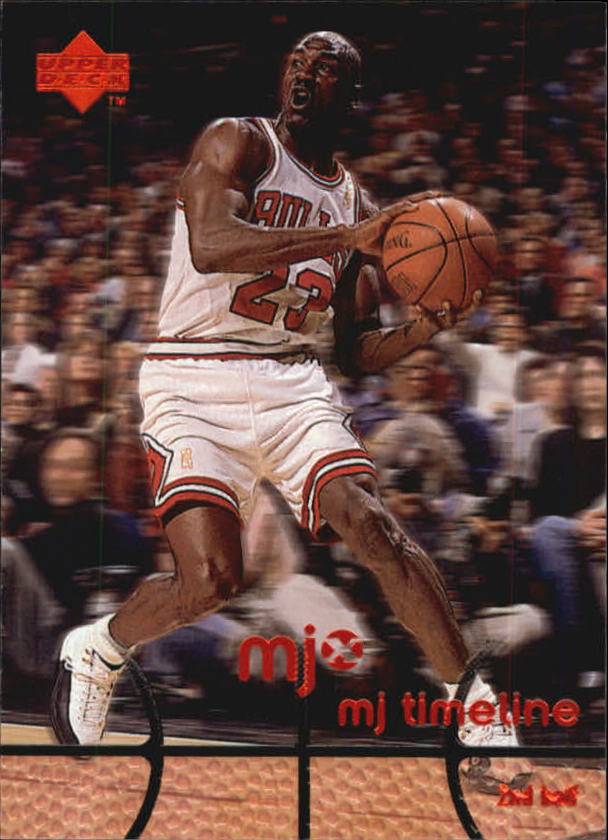 1998 Upper Deck MJx #100 Michael Jordan/Timeline 2nd Half - NM-MT