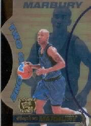 1998 Press Pass Double Threat Two-On-One #TO9 Stephon Marbury