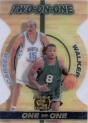 1998 Press Pass Double Threat Two-On-One #TO11 Vince Carter/Antoine Walker