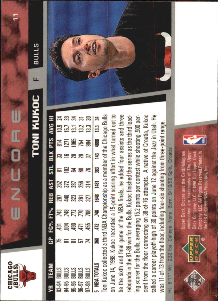 A8522- 1998-99 Upper Deck Encore BK 1-150 + Einsätze -du Pick- 15 + Gratis US - Bild 17 von 178