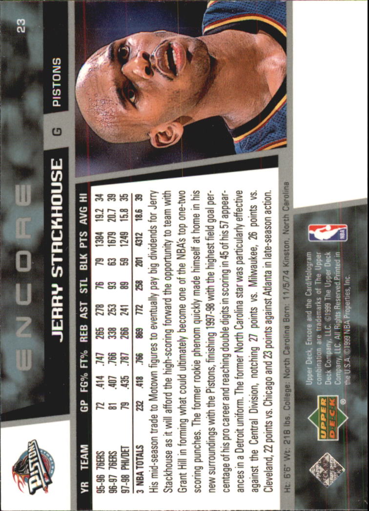 A8522- 1998-99 Upper Deck Encore BK 1-150 + Einsätze -du Pick- 15 + Gratis US - Bild 37 von 178