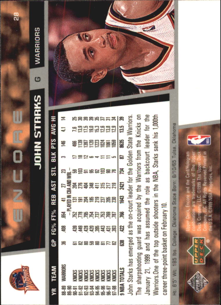 A8522- 1998-99 Upper Deck Encore BK 1-150 + Einsätze -du Pick- 15 + Gratis US - Bild 47 von 178