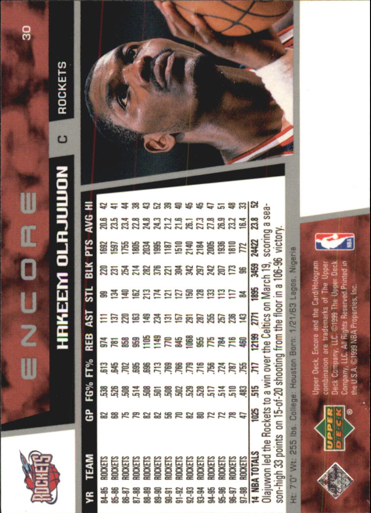 A8522- 1998-99 Upper Deck Encore BK 1-150 + Einsätze -du Pick- 15 + Gratis US - Bild 51 von 178
