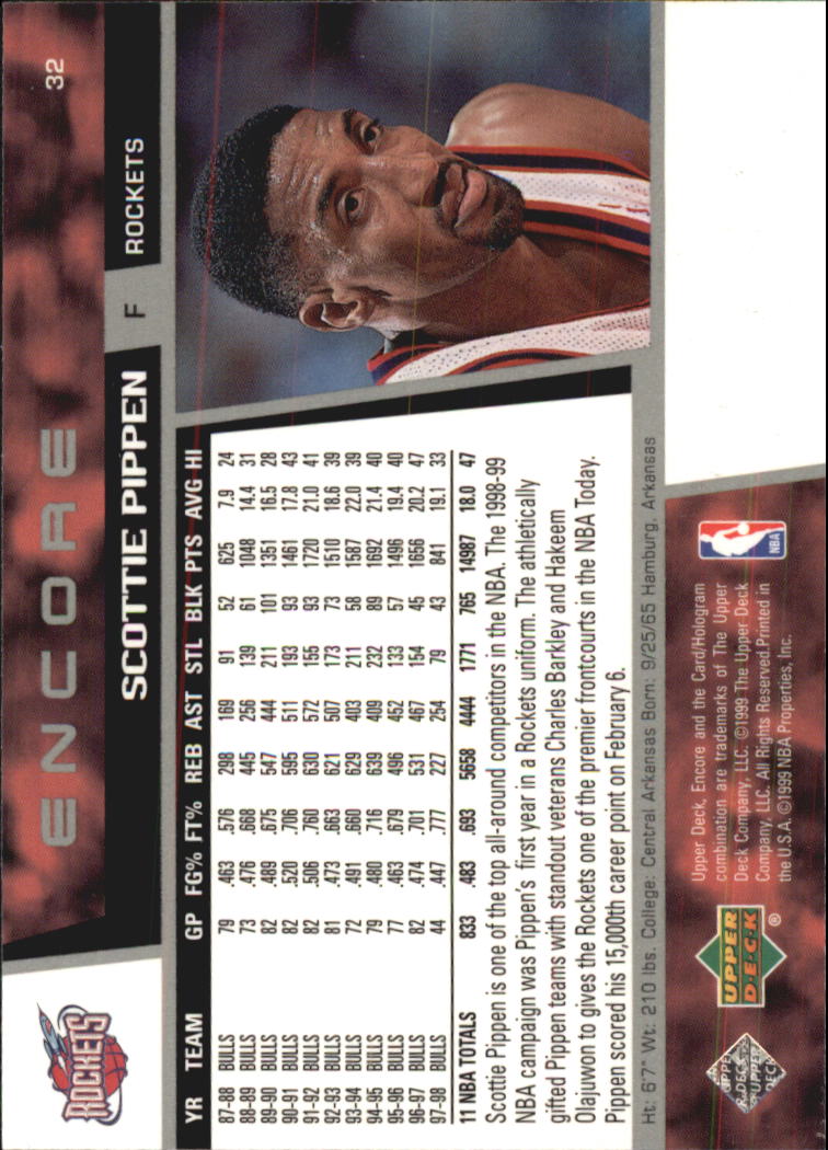Scottie Pippen cards (1989-2019) Bulls Blazers - You Choose - Bild 141 von 239