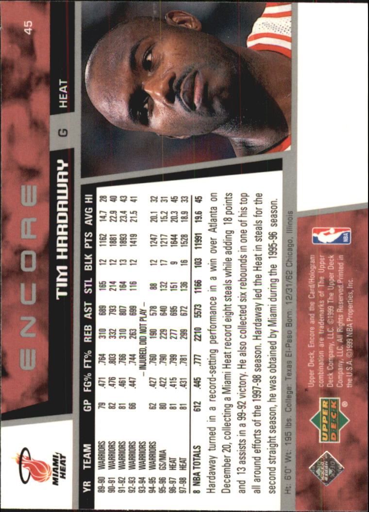 A8522- 1998-99 Upper Deck Encore BK 1-150 + Einsätze -du Pick- 15 + Gratis US - Bild 73 von 178