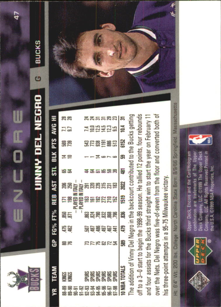 A8522- 1998-99 Upper Deck Encore BK 1-150 + Einsätze -du Pick- 15 + Gratis US - Bild 77 von 178