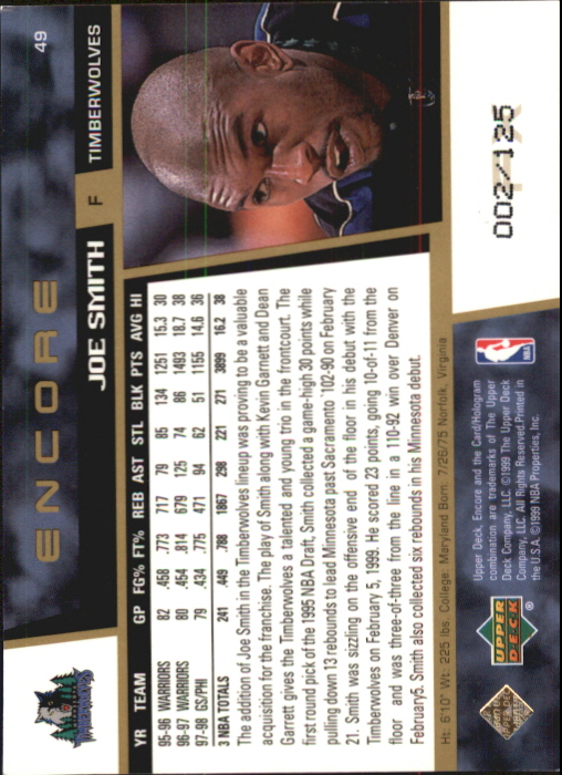 A8522- 1998-99 Upper Deck Encore BK 1-150 + Einsätze -du Pick- 15 + Gratis US - Bild 81 von 178