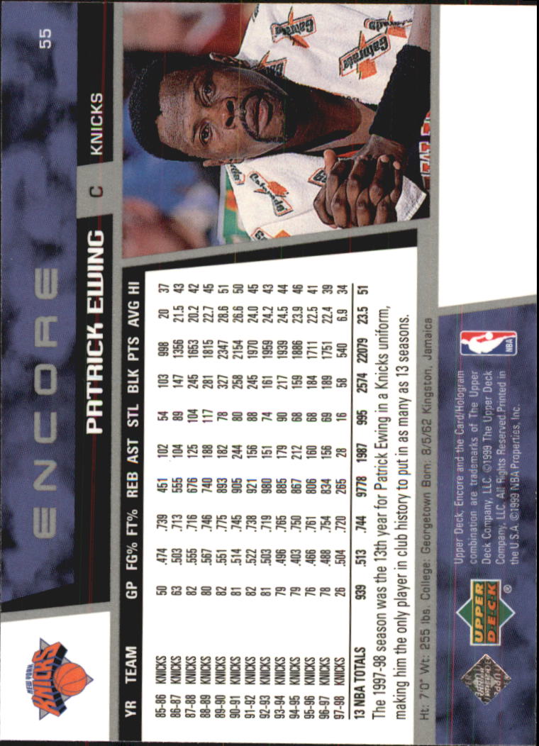 A8522- 1998-99 Upper Deck Encore BK 1-150 + Einsätze -du Pick- 15 + Gratis US - Bild 91 von 178