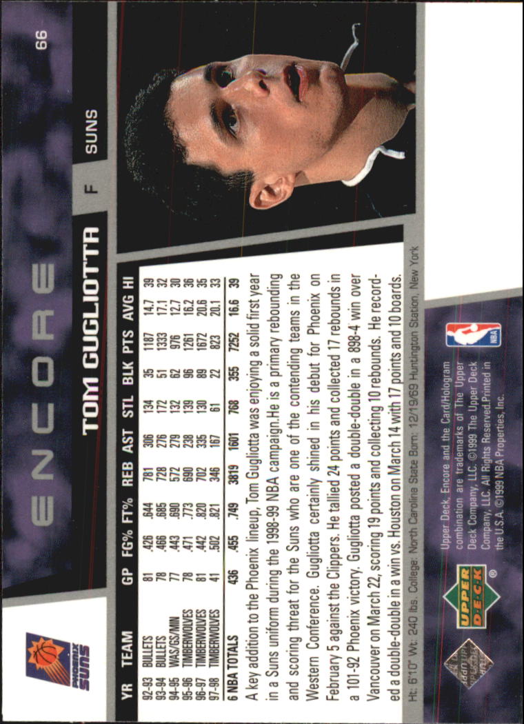 A8522- 1998-99 Upper Deck Encore BK 1-150 + Einsätze -du Pick- 15 + Gratis US - Bild 107 von 178