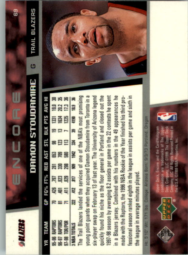 A8522- 1998-99 Upper Deck Encore BK 1-150 + Einsätze -du Pick- 15 + Gratis US - Bild 113 von 178