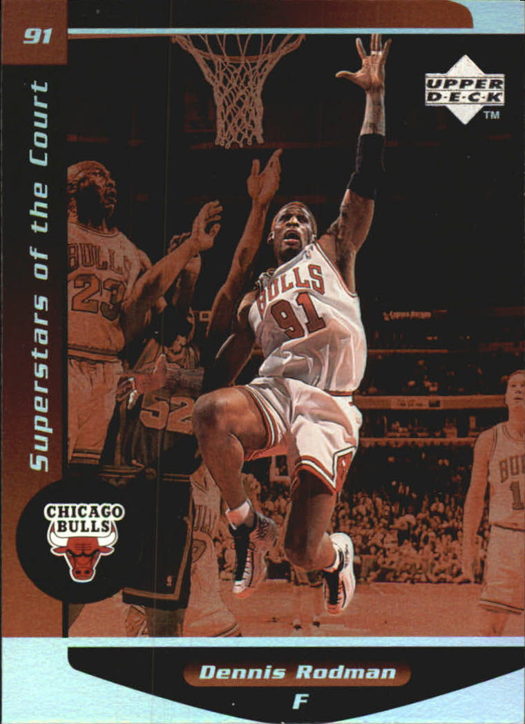 1998-99 Upper Deck Ovation Superstars of the Court #C5 Dennis Rodman