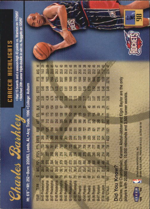 Charles Barkley cards (1989-2022) 76ers Rockets Suns - You Choose - Bild 163 von 210