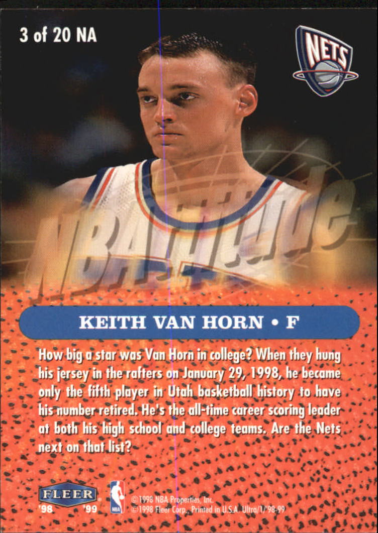 1998-99 Ultra Basketball NBAttitude Insert Singles - You Choose - Picture 7 of 39