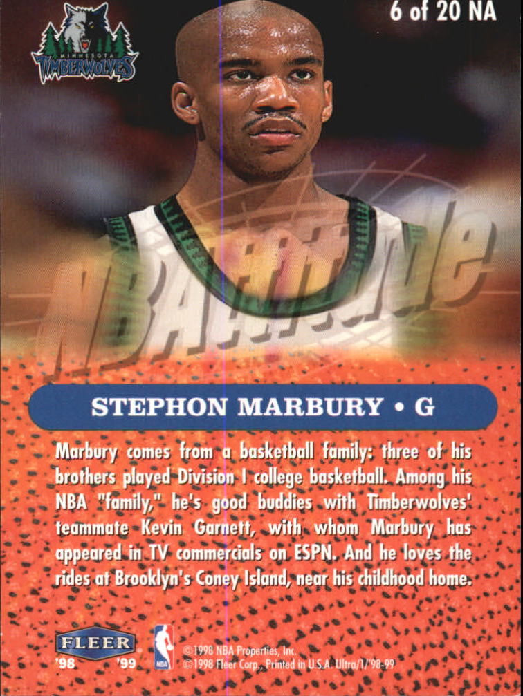 1998-99 Ultra Basketball NBAttitude Insert Singles - You Choose - Picture 13 of 39