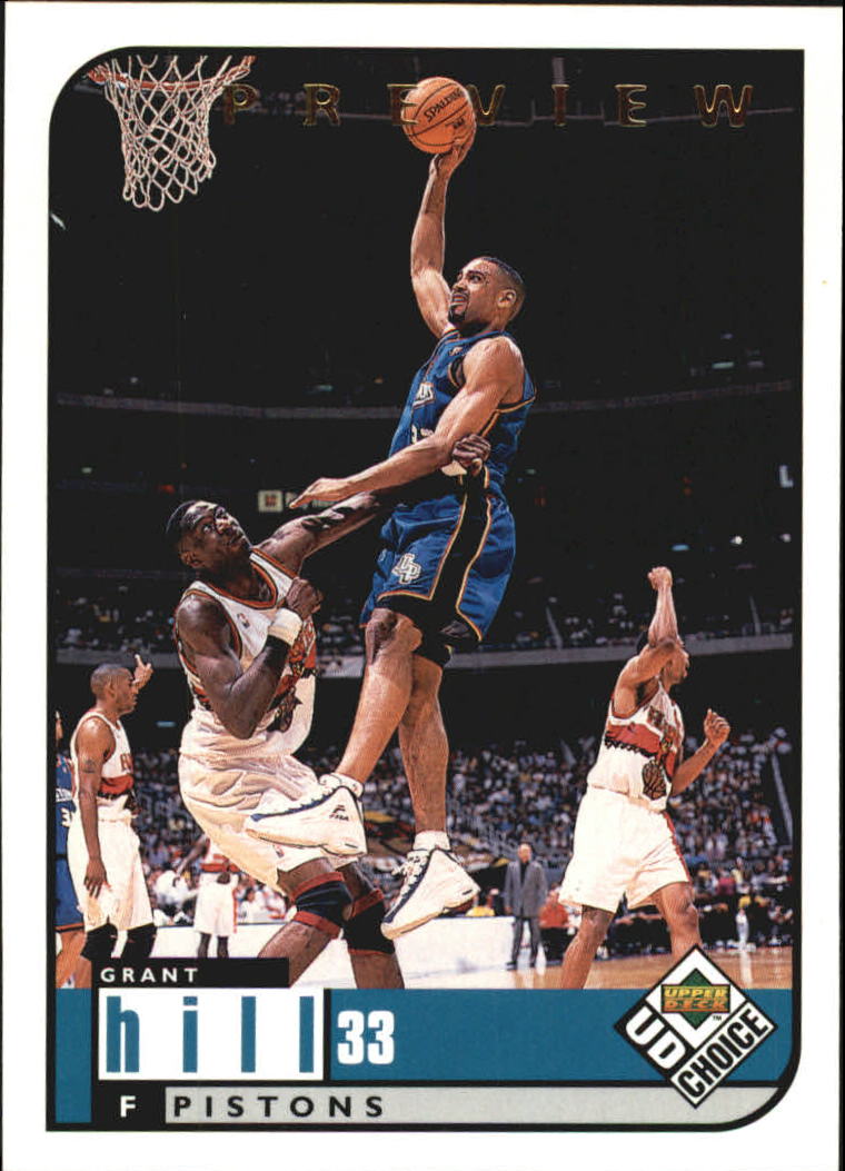 Grant Hill 1998-99 UD Game Worn Jersey #GJ22 グラント ヒル 1998-99