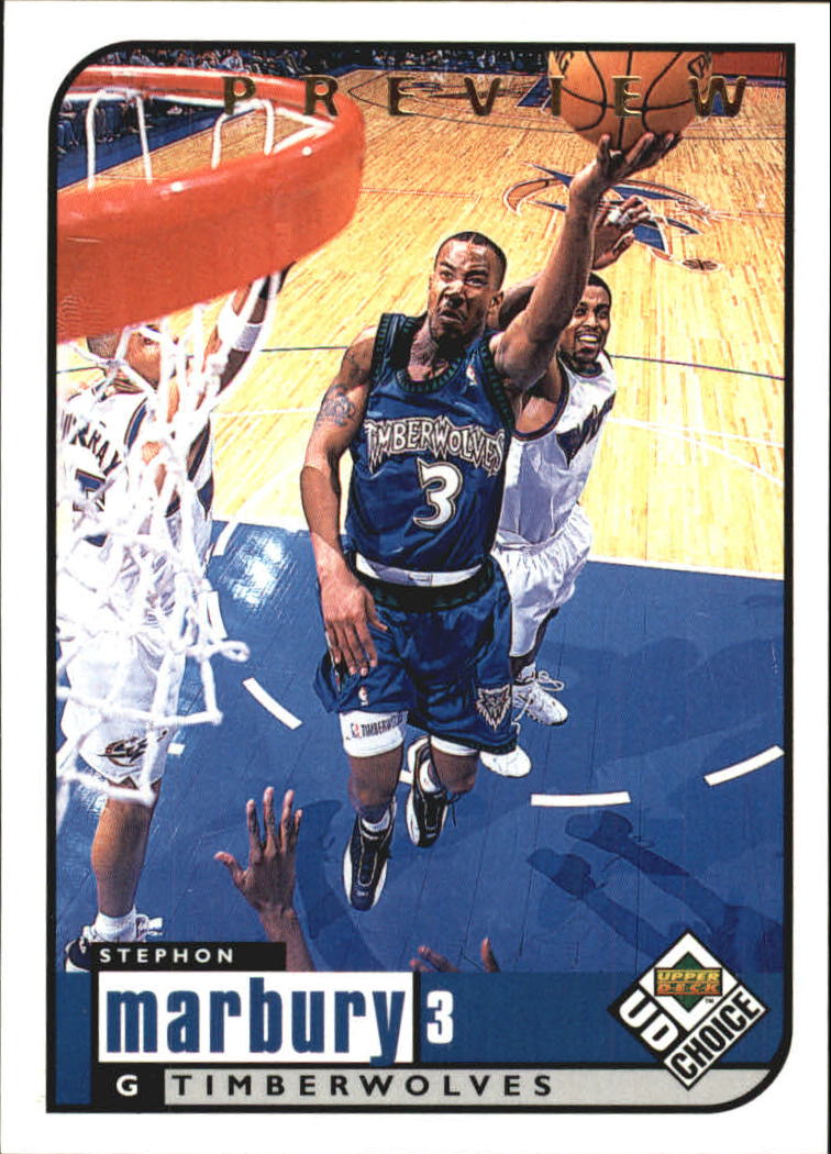 1998-99 UD Choice Preview #84 Stephon Marbury