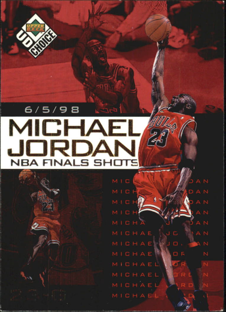 1998-99 UD Choice Preview Michael Jordan NBA Finals Shots #2