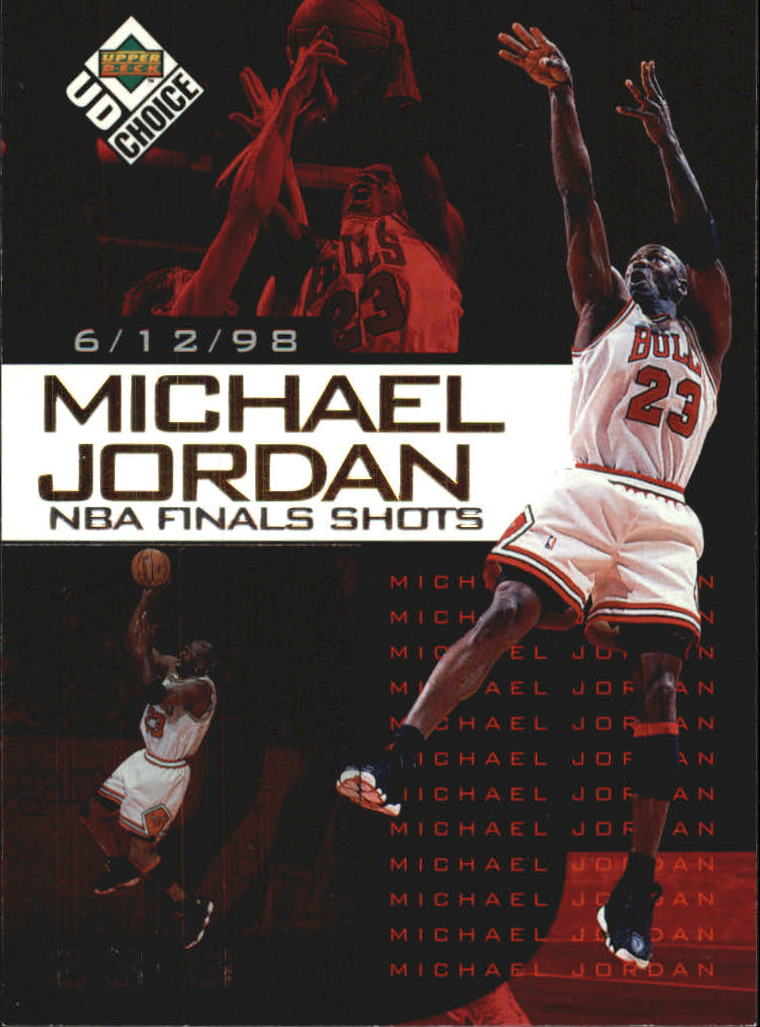 1998-99 UD Choice Preview Michael Jordan NBA Finals Shots #5 Michael Jordan