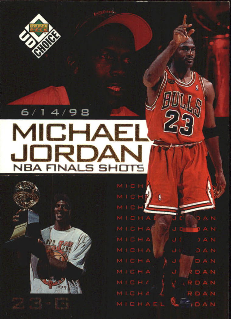 1998-99 UD Choice Preview Michael Jordan NBA Finals Shots #8 Michael Jordan