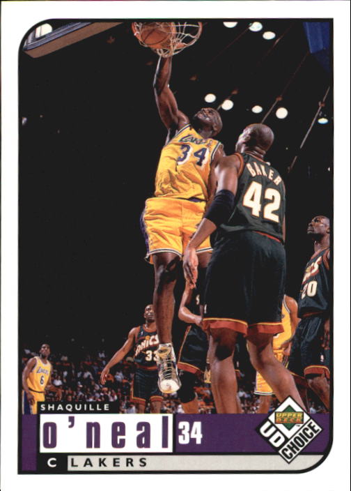 1998-99 UD Choice #68 Shaquille O'Neal