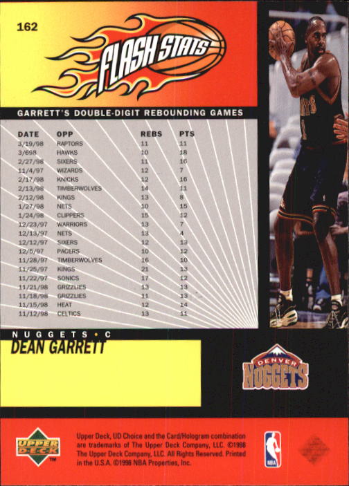 1998-99 UD Choice Basketball (Pick Choose Complete) - Picture 315 of 373