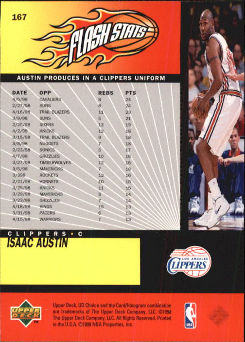 1998-99 UD Choice Basketball (Pick Choose Complete) - Picture 325 of 373