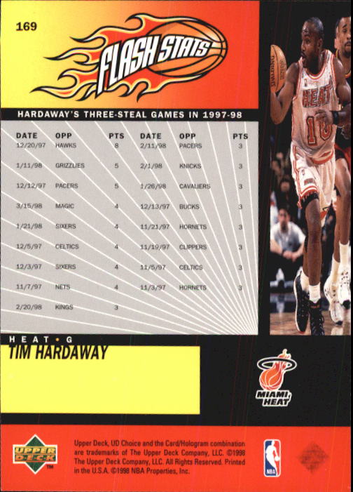 1998-99 UD Choice Basketball (Pick Choose Complete) - Picture 329 of 373