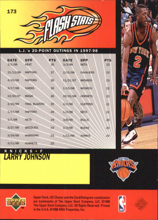 1998-99 UD Choice Basketball (Pick Choose Complete) - Picture 337 of 373