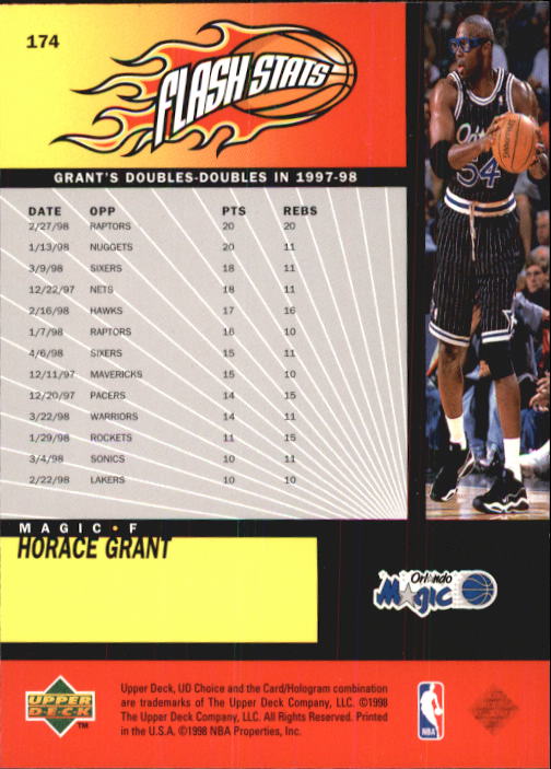 1998-99 UD Choice Basketball (Pick Choose Complete) - Picture 339 of 373