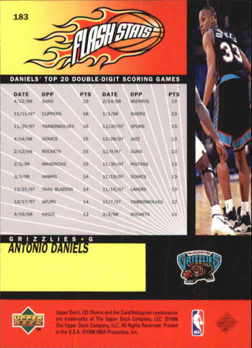 1998-99 UD Choice Basketball (Pick Choose Complete) - Picture 357 of 373