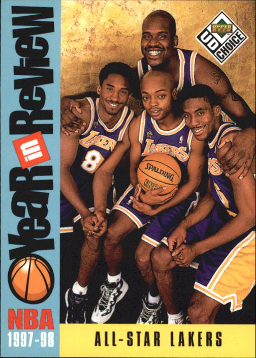 1998-99 UD Choice #197 Kobe Bryant/Eddie Jones/Shaquille O'Neal/Nick Van Exel
