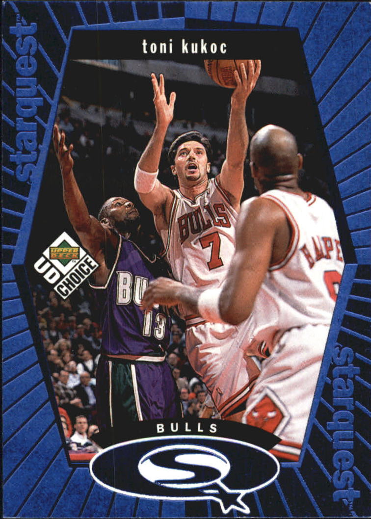 1999 Upper Deck SP Toni Kukoc Autograph Card NBA Chicago Bulls
