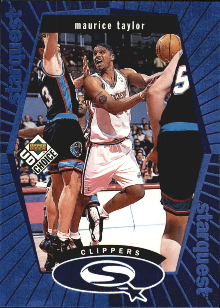 1998-99 UD Choice StarQuest Blue #SQ12 Maurice Taylor