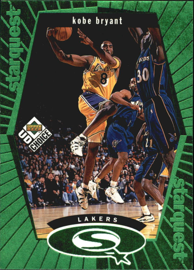 1998-99 UD Choice StarQuest Green #SQ13 Kobe Bryant