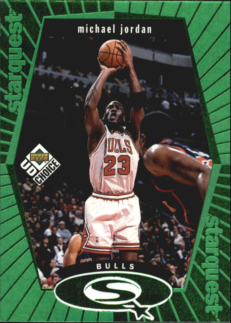 1998-99 UD Choice StarQuest Green #SQ30 Michael Jordan - NM-MT