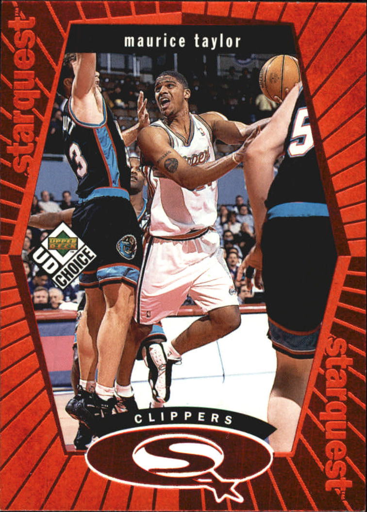 1998-99 UD Choice StarQuest Red #SQ12 Maurice Taylor