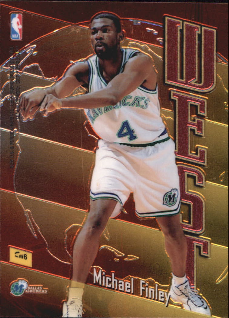 1998-99 Topps East/West #EW6 Grant Hill/Michael Finley back image