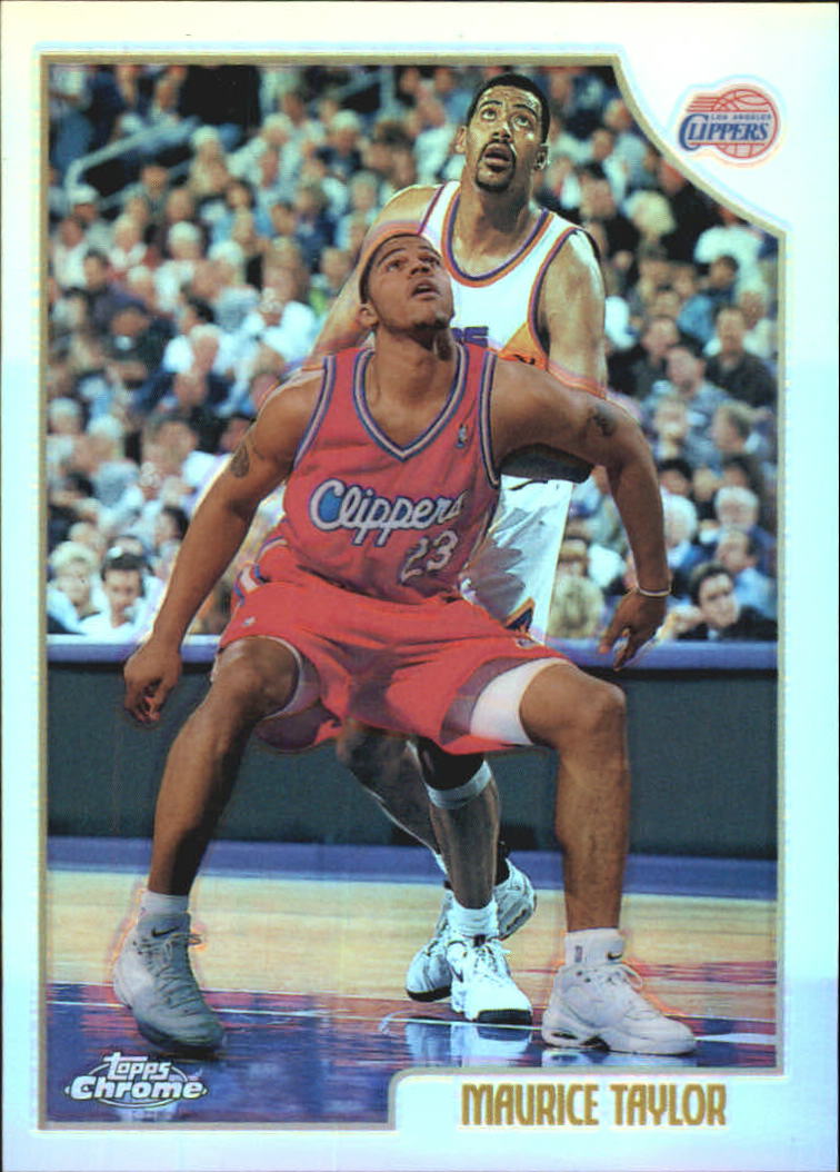 1998-99 Topps Chrome Refractors #122 Maurice Taylor