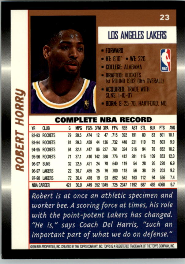 B1550- 1998-99 Topps Bk Cards 1-220 +RCs +Inserts -You Pick- 15+ FREE US SHIP - Picture 43 of 410
