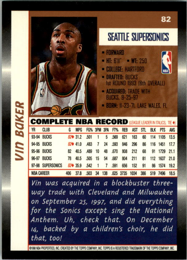 B1550- 1998-99 Topps Bk Cards 1-220 +RCs +Inserts -You Pick- 15+ FREE US SHIP - Picture 145 of 410