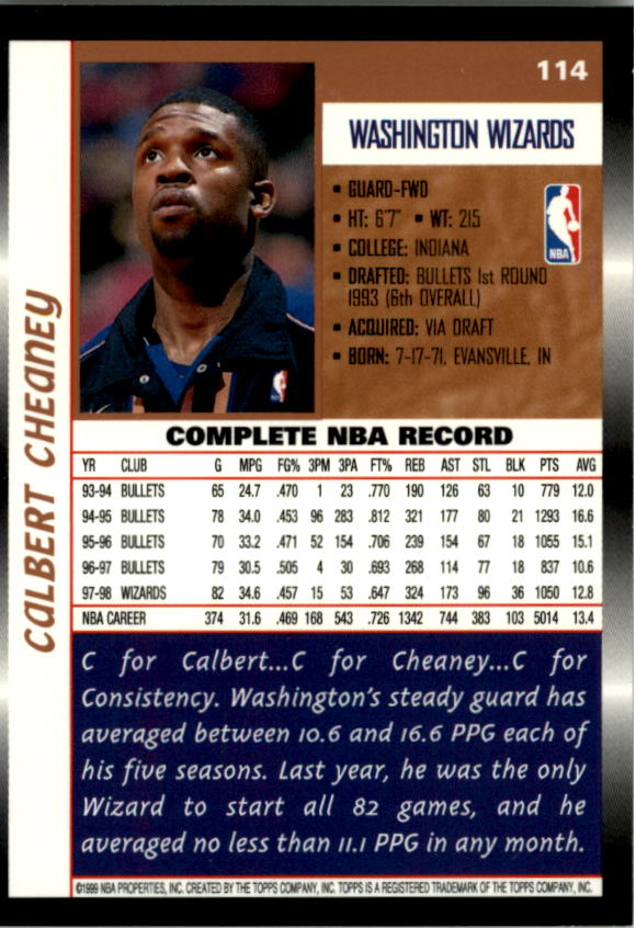 B1550- 1998-99 Topps Bk Cards 1-220 +RCs +Inserts -You Pick- 15+ FREE US SHIP - Picture 198 of 410