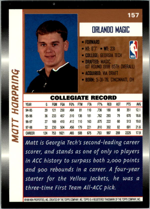 B1550- 1998-99 Topps Bk Cards 1-220 +RCs +Inserts -You Pick- 15+ FREE US SHIP - Picture 280 of 410