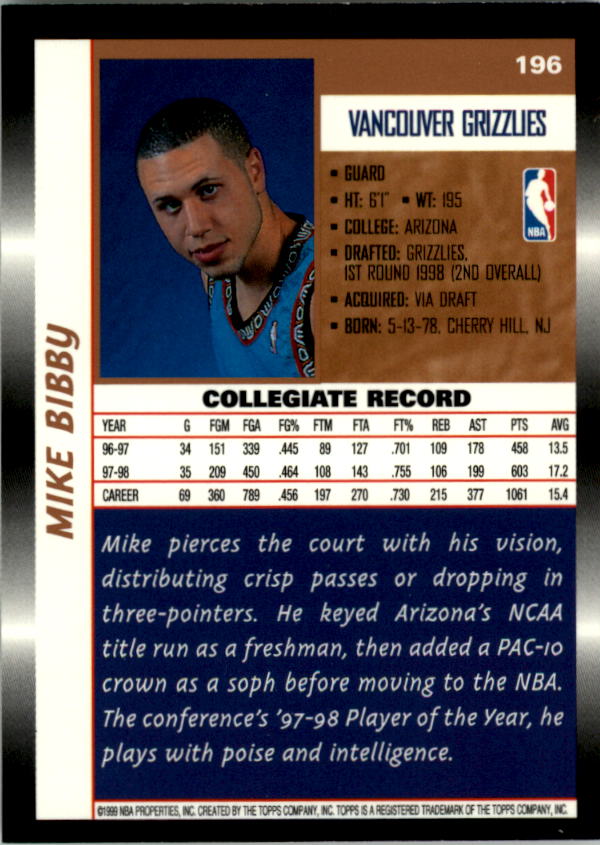 B1550- 1998-99 Topps Bk Cards 1-220 +RCs +Inserts -You Pick- 15+ FREE US SHIP - Picture 358 of 410